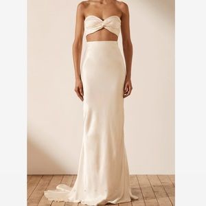 BRIDAL Set Top: Shona Joy La Luna Twist Front Bra Top